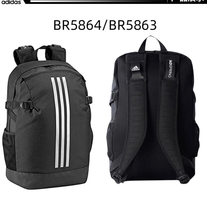 Adidas Adidas Mochila Site Oficial Mochila Esportiva Casual de Grande Capacidade Bolsa para Computador Mochila Escolar para Estudantes do Ensino Fundamental