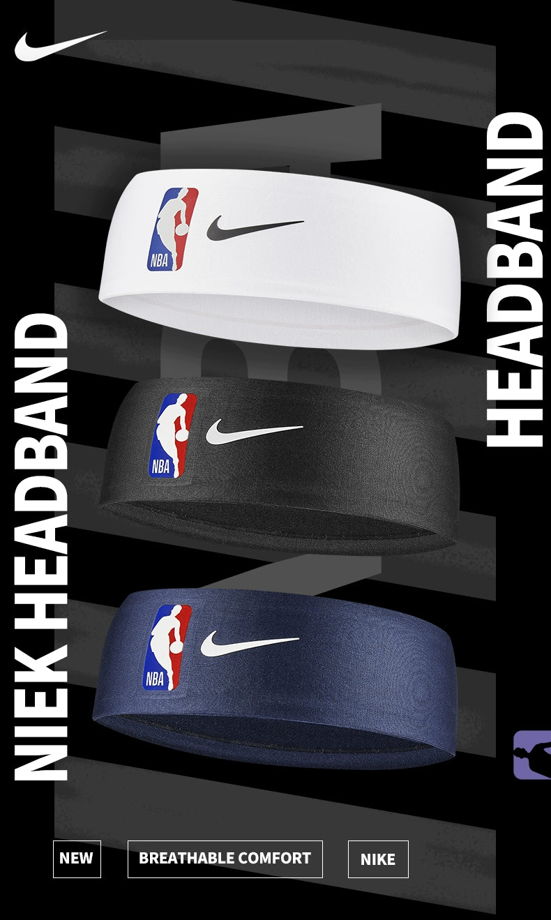 [50% Discount in Seconds] Nike Nike Headband NBA Joint Headscarf Basketball Hair Band Sport Headband Sweat-Absorbing Owen