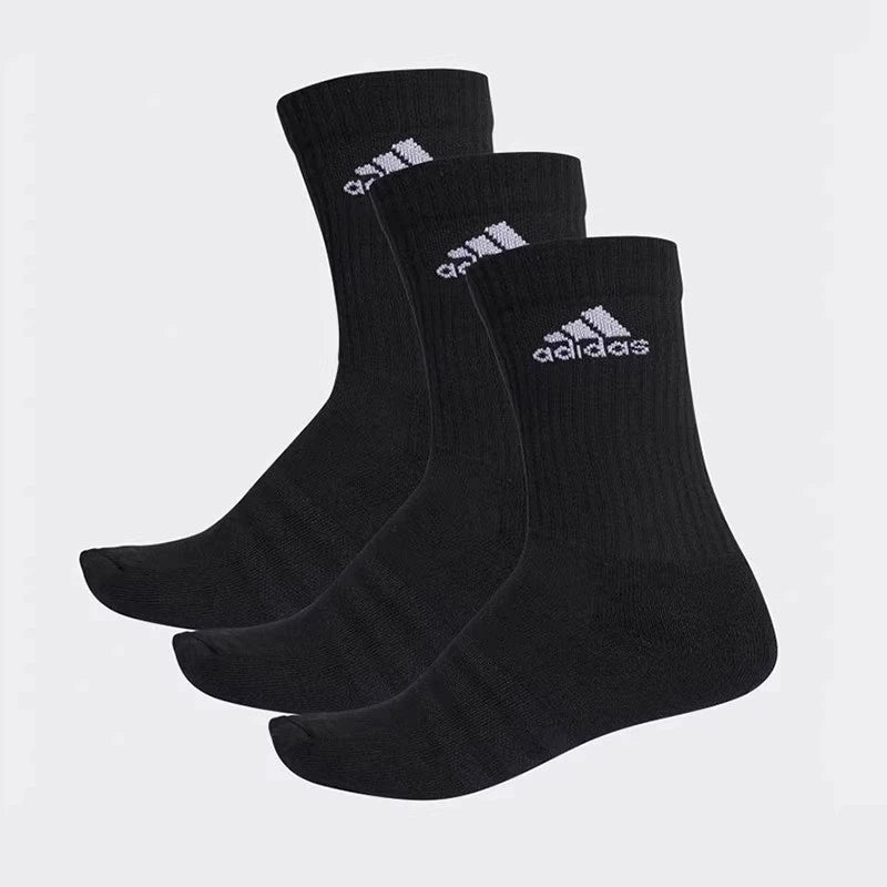 Adidas Adidas Socks Men and Women Autumn Jogging Sports Socks Sweat-Absorbent Long Socks Towel Bottom Basketball Tube Socks