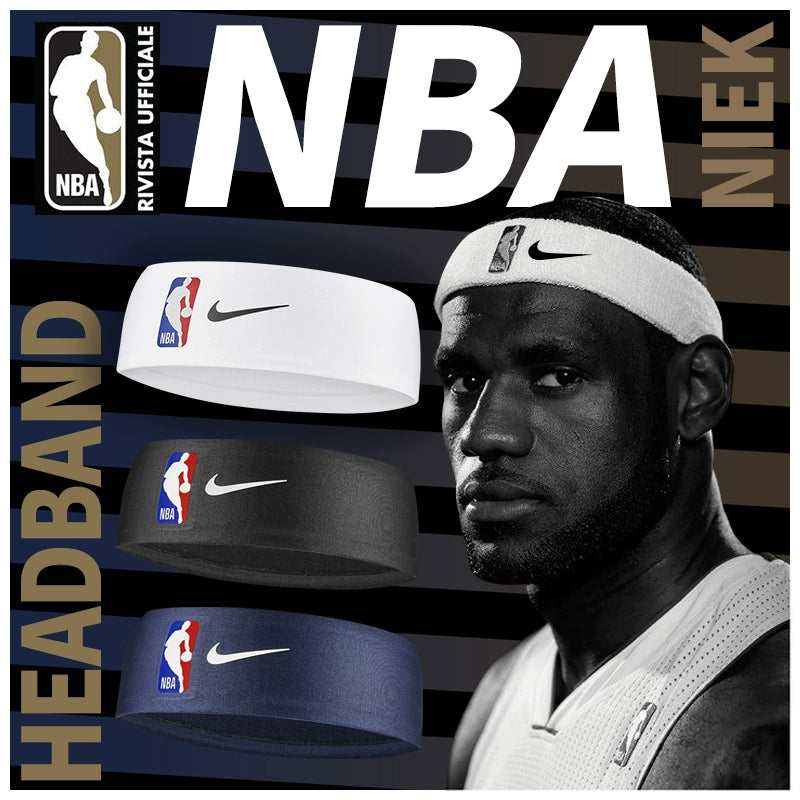 [50% Discount in Seconds] Nike Nike Headband NBA Joint Headscarf Basketball Hair Band Sport Headband Sweat-Absorbing Owen