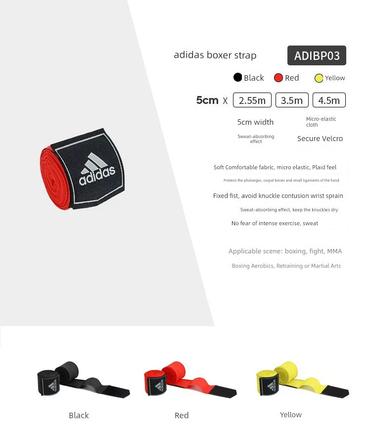 Adidas Micro-Bomb Sanda Muay Thai Fight Boxing Hand Wrap