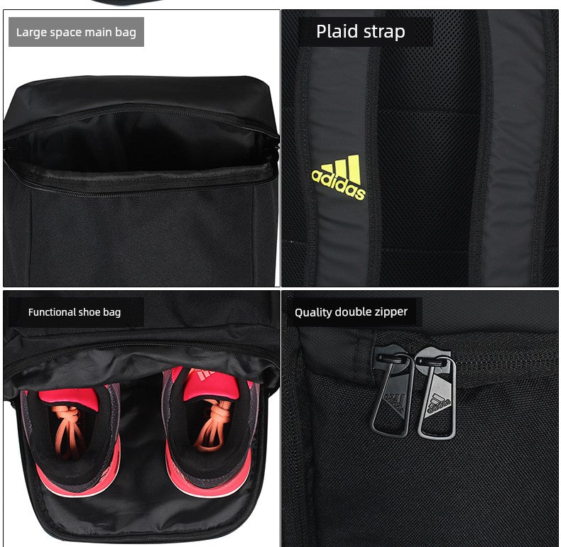 Adidas Adidas Mochila Site Oficial Mochila Esportiva Casual de Grande Capacidade Bolsa para Computador Mochila Escolar para Estudantes do Ensino Fundamental