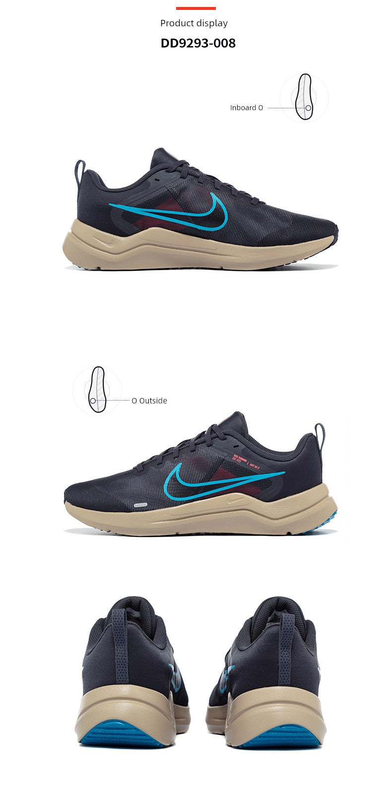 Nike Nike Sapatos Masculinos Oficial Flagship Autêntico 2024 Novos Tênis de Corrida Verão Casual Tênis Masculino Dd0204