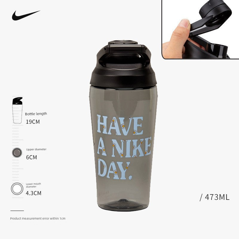 Nike Sports Water Kettle 470ml Portable Nike Cup Student Water Cup Gym Training Dedicated Authentic