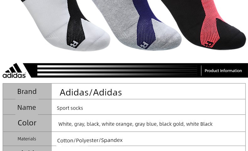 Adidas Basketball Sports Socks for Men and Women