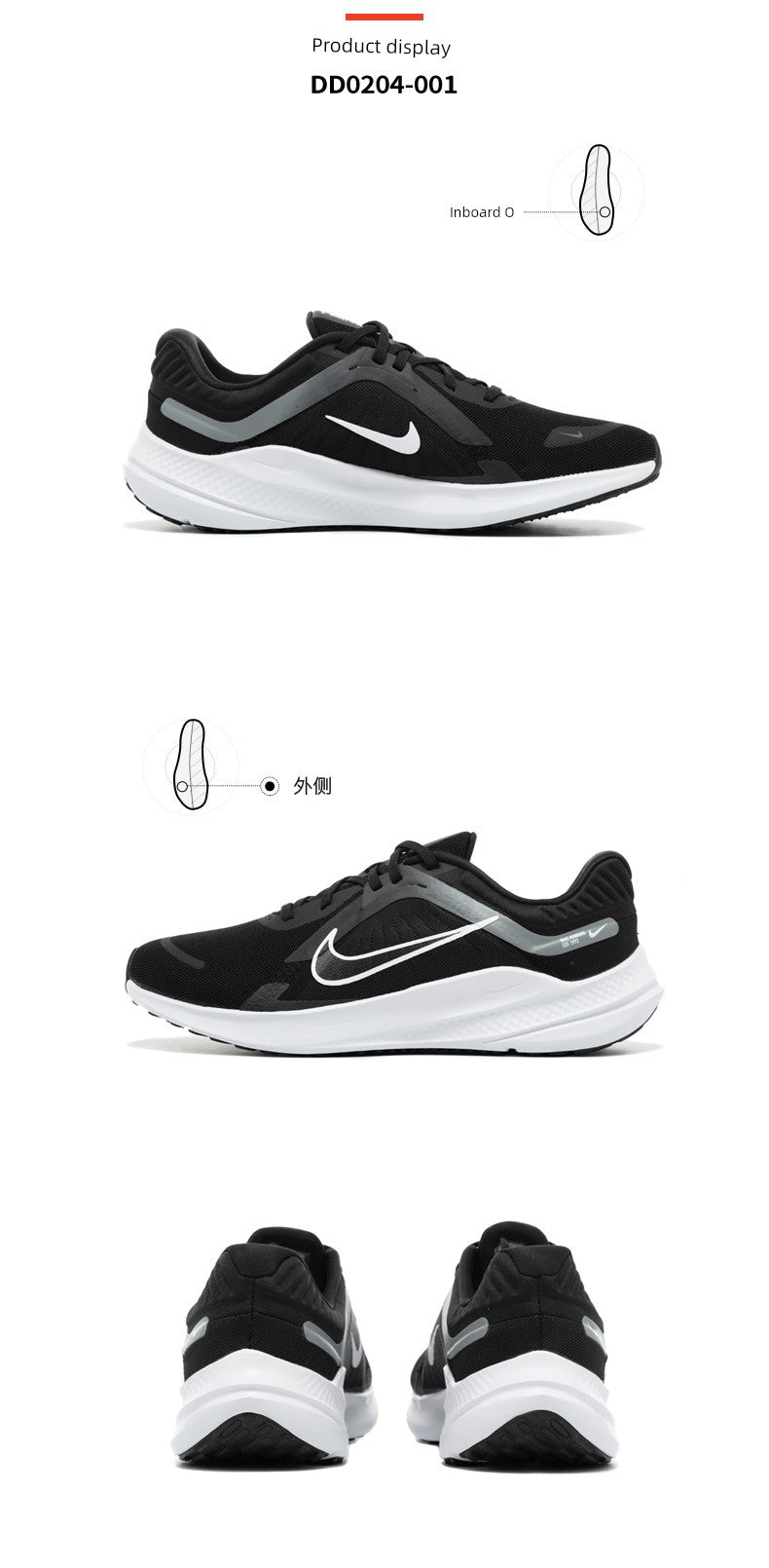 Nike Nike Sapatos Masculinos Oficial Flagship Autêntico 2024 Novos Tênis de Corrida Verão Casual Tênis Masculino Dd0204