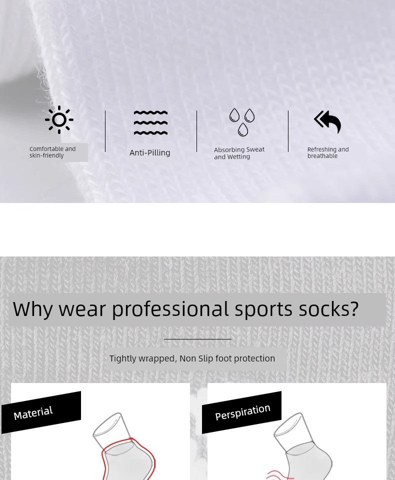 Adidas Adidas Socks Men and Women Autumn Jogging Sports Socks Sweat-Absorbent Long Socks Towel Bottom Basketball Tube Socks